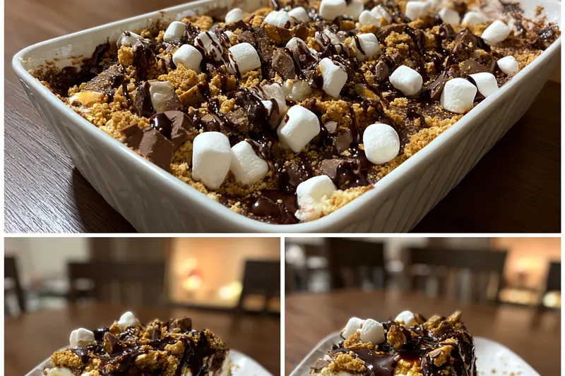 Fresh ingredients for Decadent Chocolate Layered Dessert