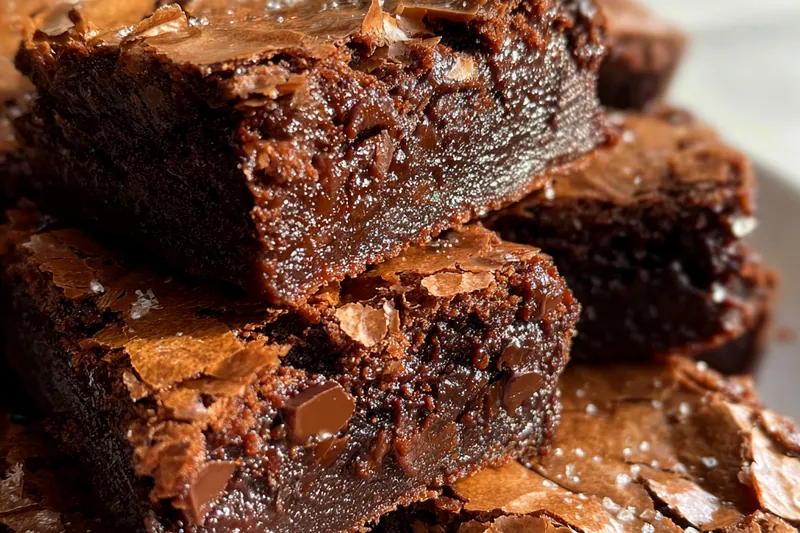 Cooking process for Decadent Fudgy Chocolate Brownies