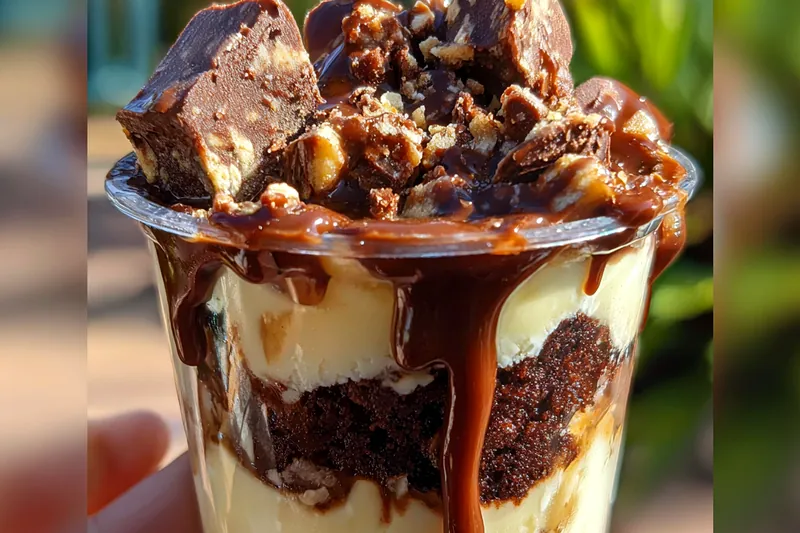 Cooking process for Decadent Layered Cheesecake