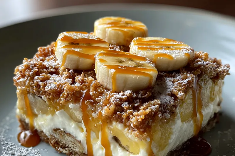 A variety of fresh ingredients including bananas, heavy cream, sugar, and pecans for Decadent Southern Banana Delight.