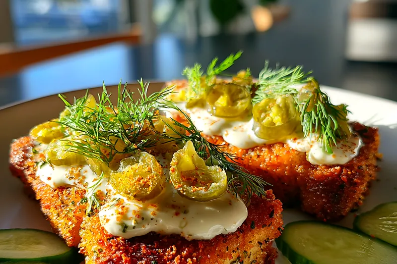 Cooking process for Dill Pickle Chicken Delight