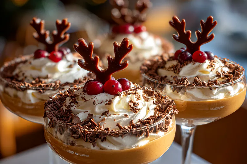 Fresh ingredients for Festive Chocolate Mousse