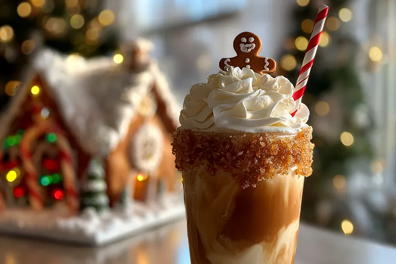 Fresh ingredients for Festive Gingerbread Cocktail