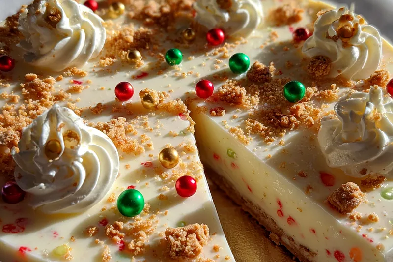 Fresh ingredients for Festive Holiday Cheesecake