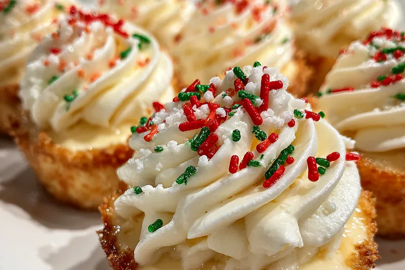 Cooking process for Festive Mini Cheesecakes