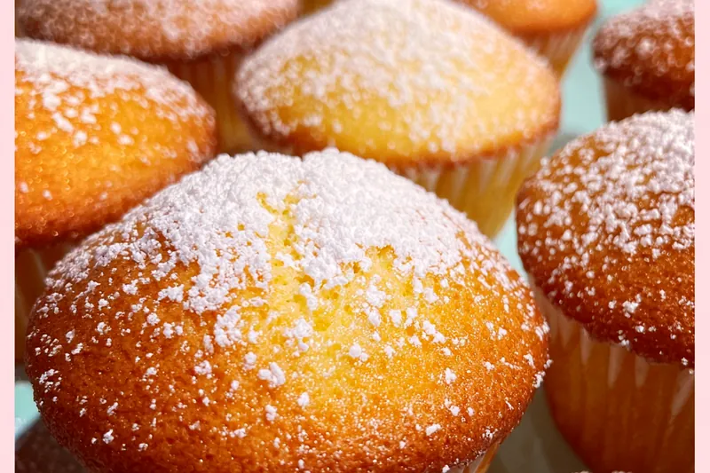 Fresh ingredients for Fluffy Cotton Cheesecake Cupcakes