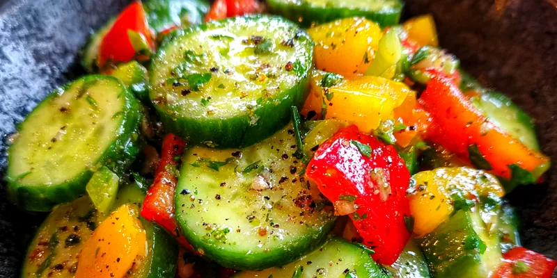Fresh Cucumber Pepper Mix