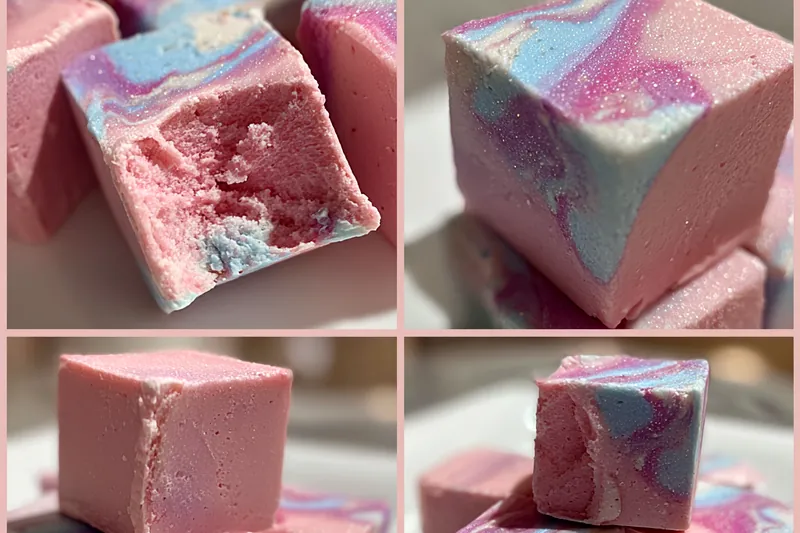 Fresh ingredients for Galactic Cotton Candy Fudge