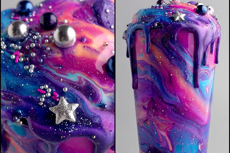 Fresh ingredients for Galactic No-Churn Ice Cream