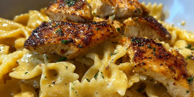 Garlic Herb Grilled Chicken Pasta