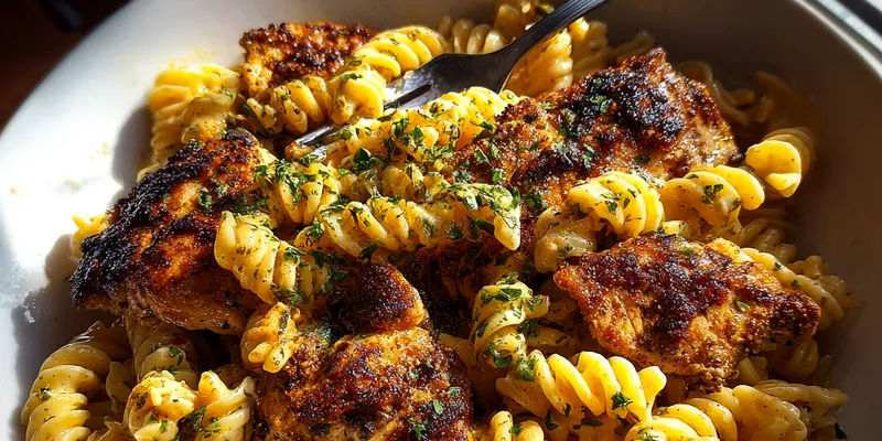 Garlic Parmesan Chicken Pasta