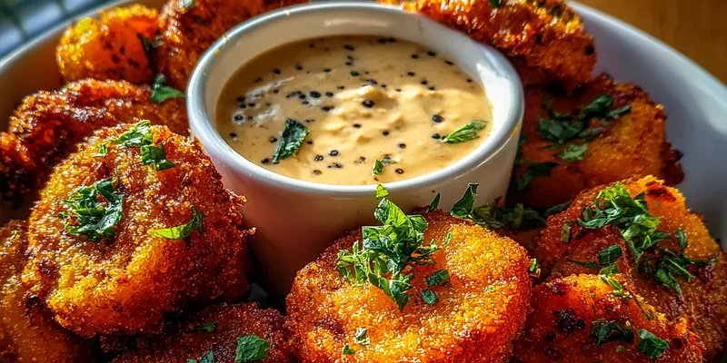 Golden Sweet Potato Fritters