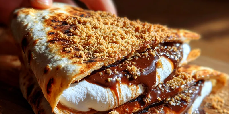 Gooey Chocolate Marshmallow Wrap
