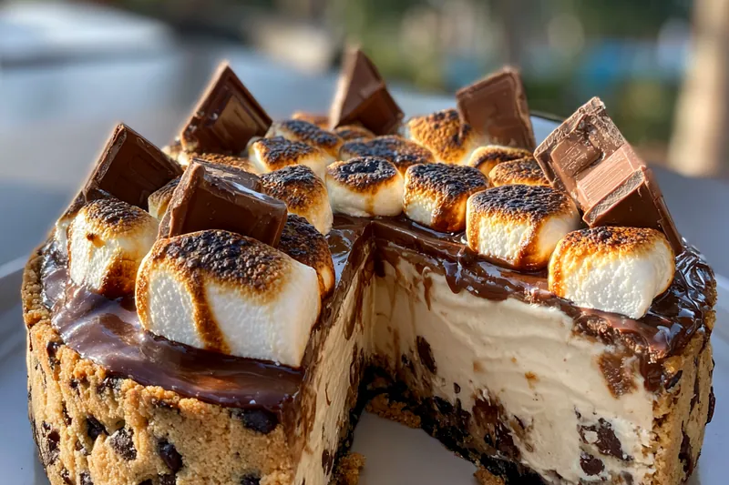 Cooking process for Gourmet Cookie Dough Pie