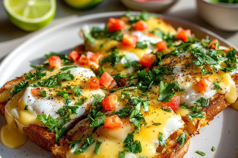 Cooking process for Gourmet Poached Egg Delight