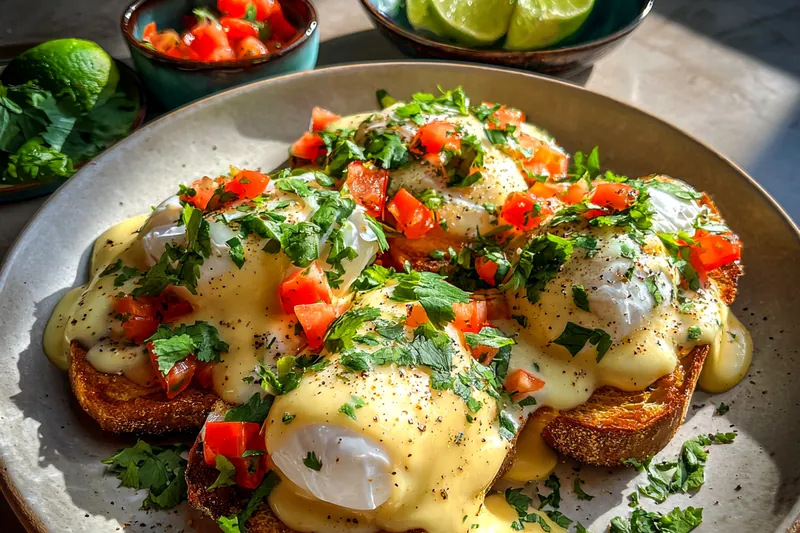 Fresh ingredients for Gourmet Poached Egg Delight