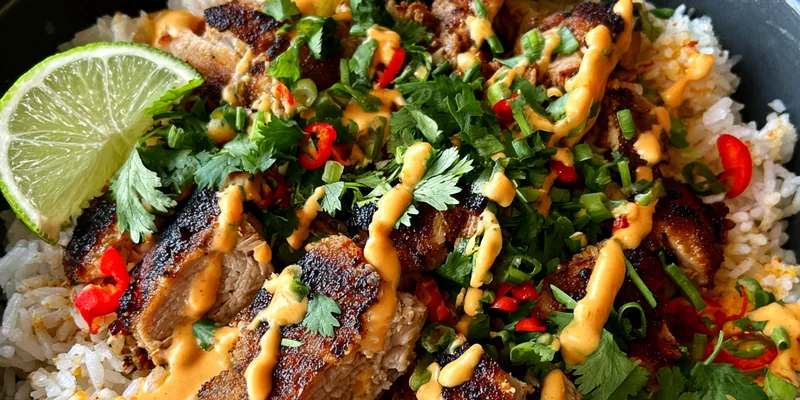 Grilled Chicken Rice Bowl