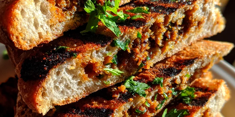 Grilled Meat-Stuffed Pita