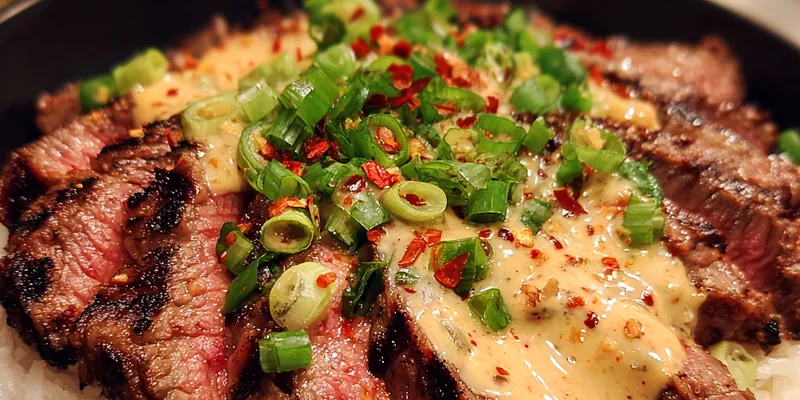 Grilled Steak Rice Bowl