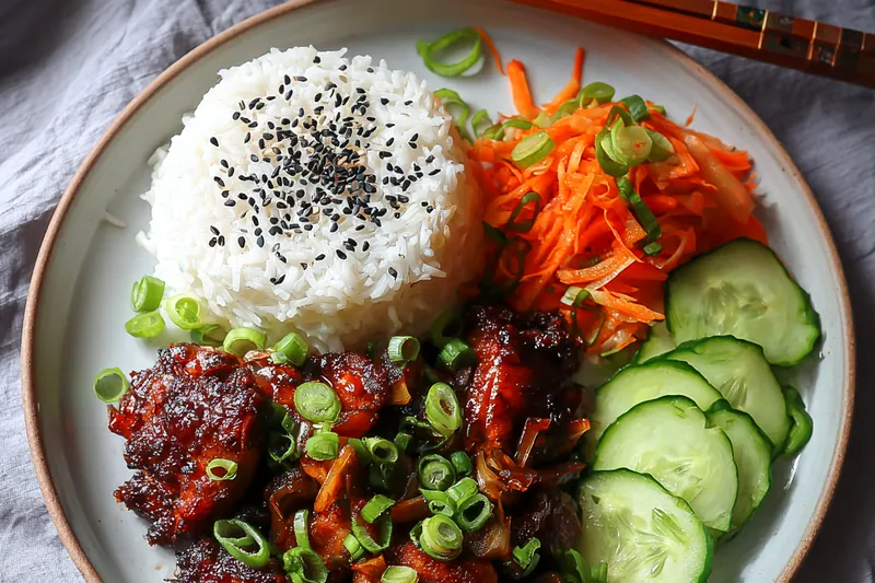 Fresh ingredients for Hawaiian Style Chicken