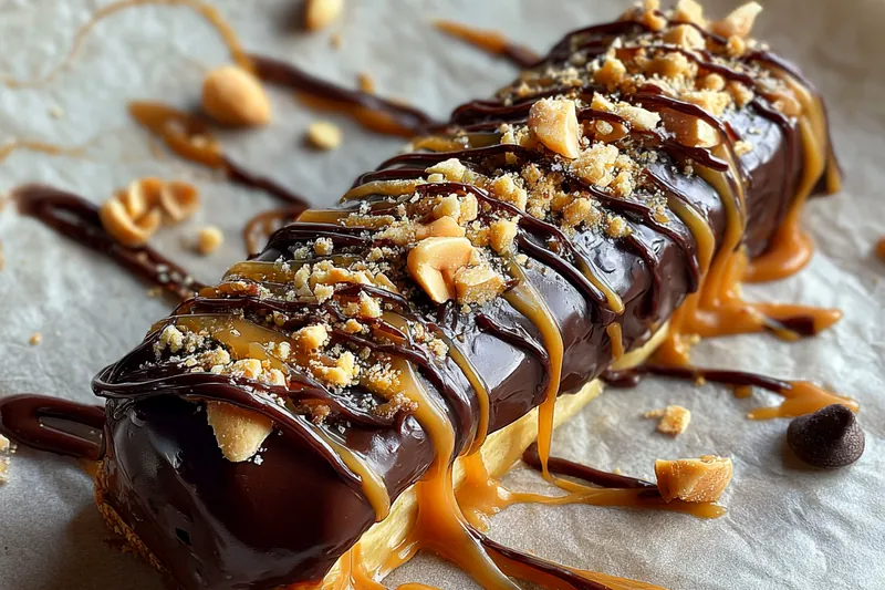 A chef mixing the ingredients for Healthy Banana Snickers Bars in a bowl.