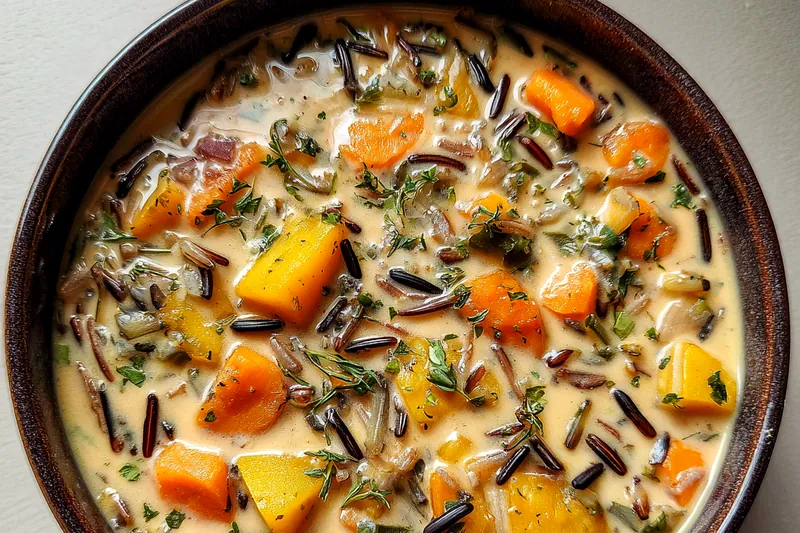 Cooking process for Hearty Autumn Vegetable Soup