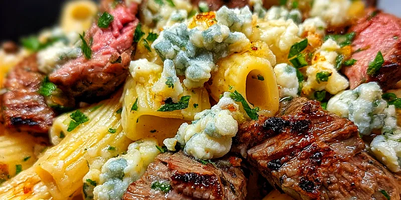 Hearty Blue Cheese Pasta Bake