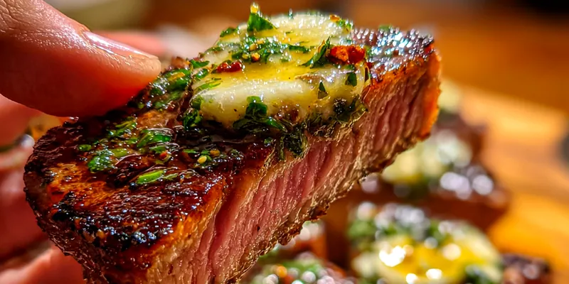 Herb Butter Grilled Steak