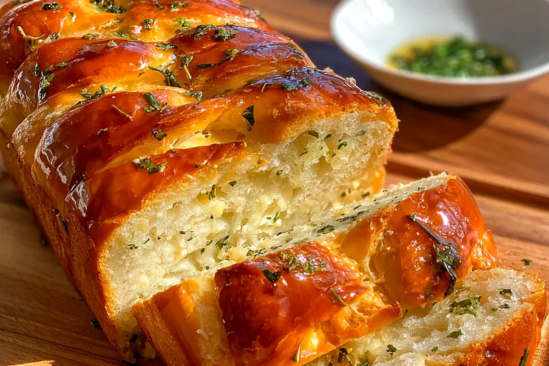 Cooking process for Herb Infused Pull-Apart Bread