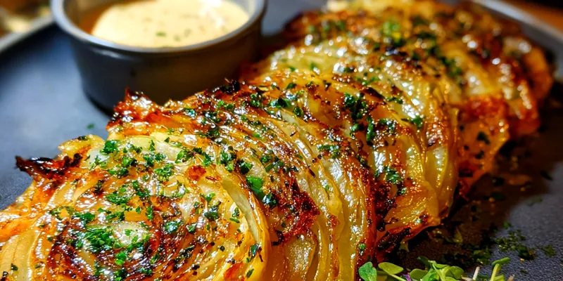 Herb Roasted Cabbage Steaks