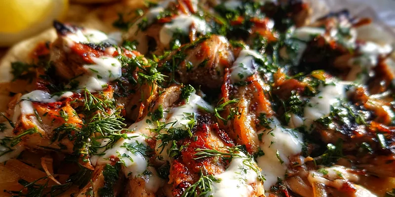 Delicious Herbed Grilled Chicken Wrap served on a plate