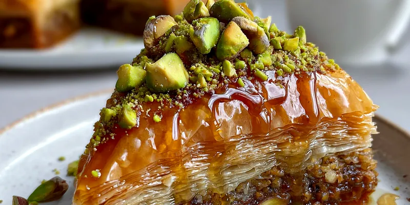 Honey Pistachio Layered Dessert