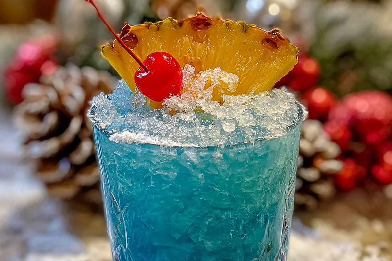 A beautiful arrangement of ingredients for Chill Winter Cocktail Delight, including apple cider, cranberry juice, and spices.