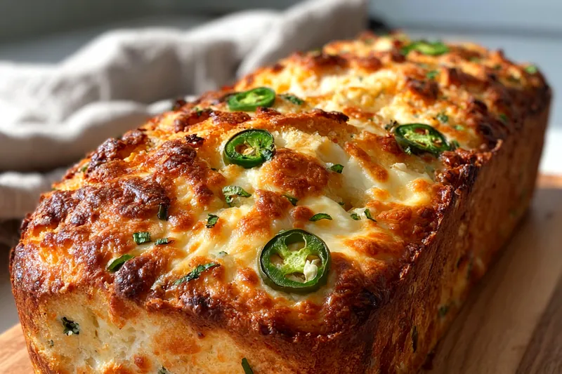 Fresh ingredients for Jalapeño Cheddar Bread
