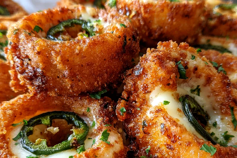 Fresh ingredients for Jalapeño Cheese Filled Rings