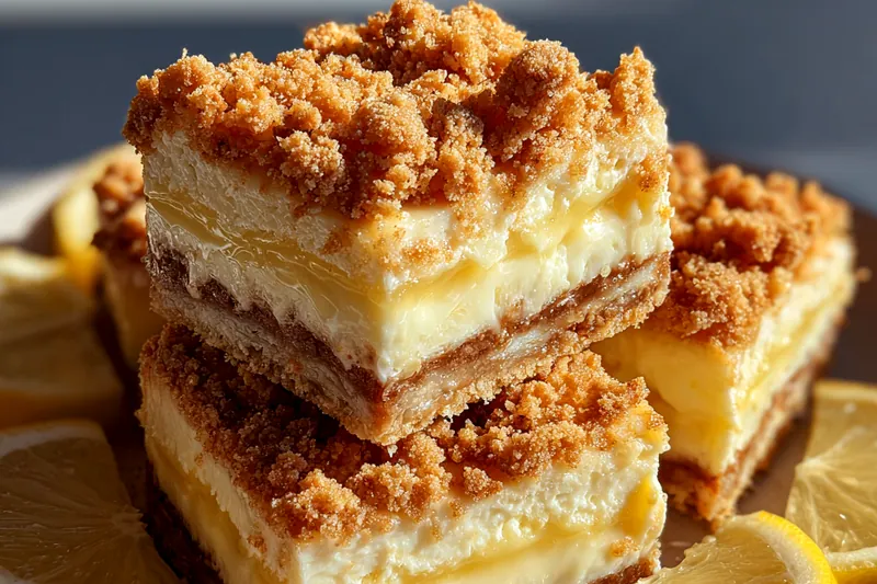 Fresh ingredients for Lemon Crumb Shortbread Bars