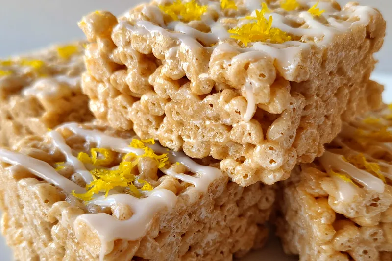 Cooking process for Lemon Glazed Cereal Bars