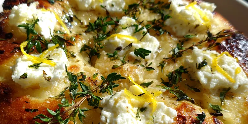 Lemon Herb Cheese Pizza