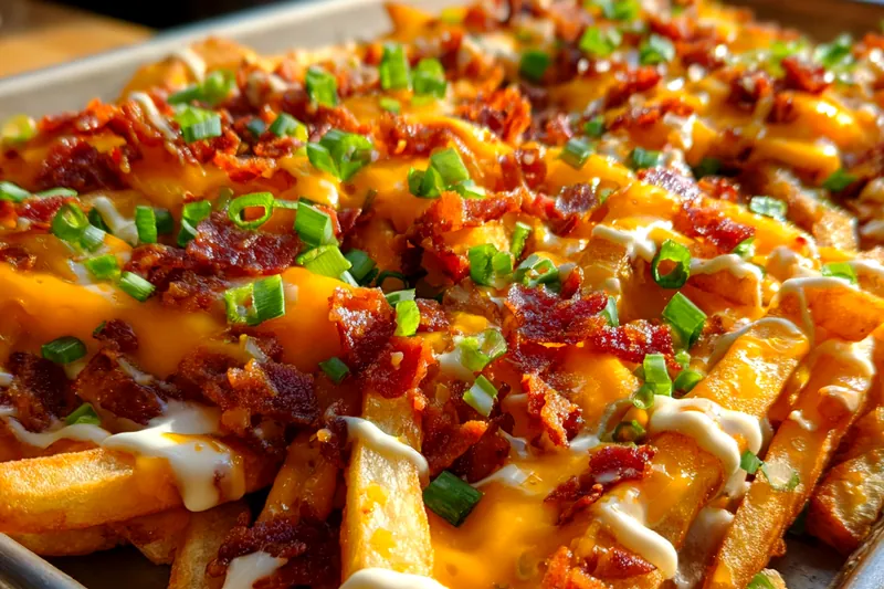 Cooking process for Loaded Cheddar Bacon Fries