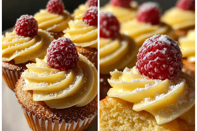 Cooking process for Luscious Raspberry Lemon Cupcakes