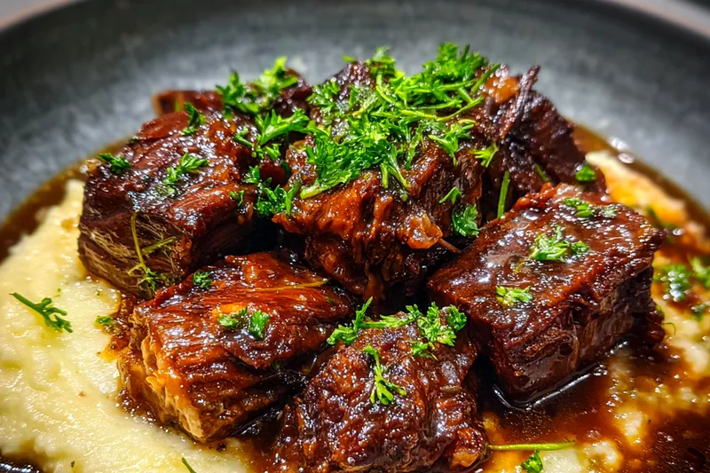Fresh ingredients for Maple Bourbon Glazed Ribs