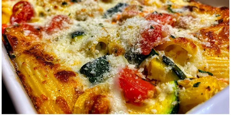 Mediterranean Baked Vegetable Pasta Casserole