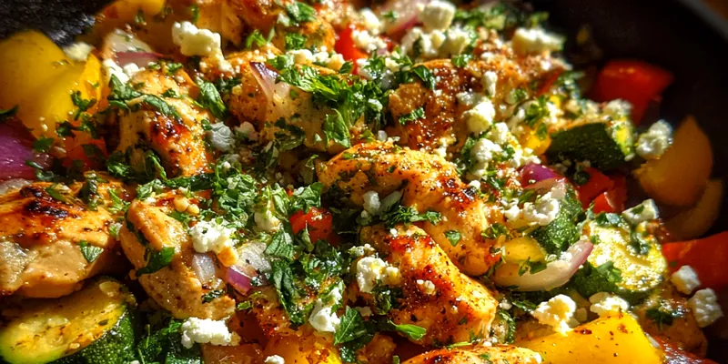 Mediterranean Chicken Stir Fry