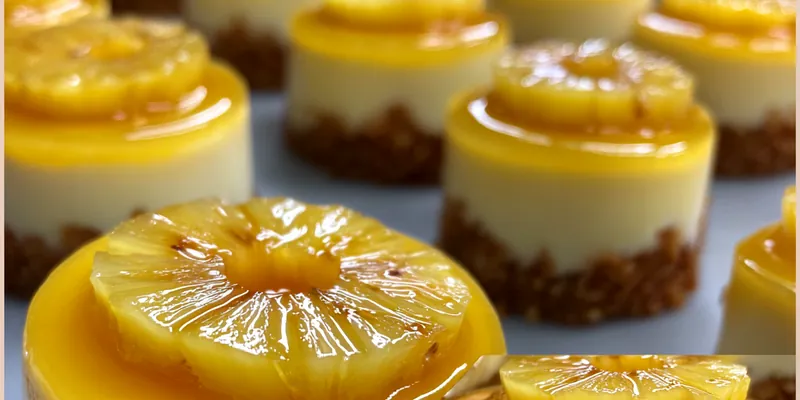 Mini Pineapple Cheesecake Bites