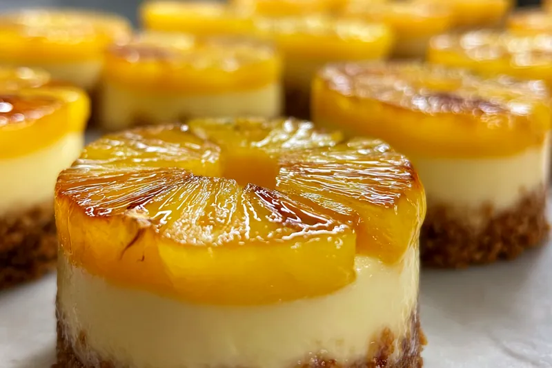 Fresh ingredients for Mini Pineapple Cheesecake Bites