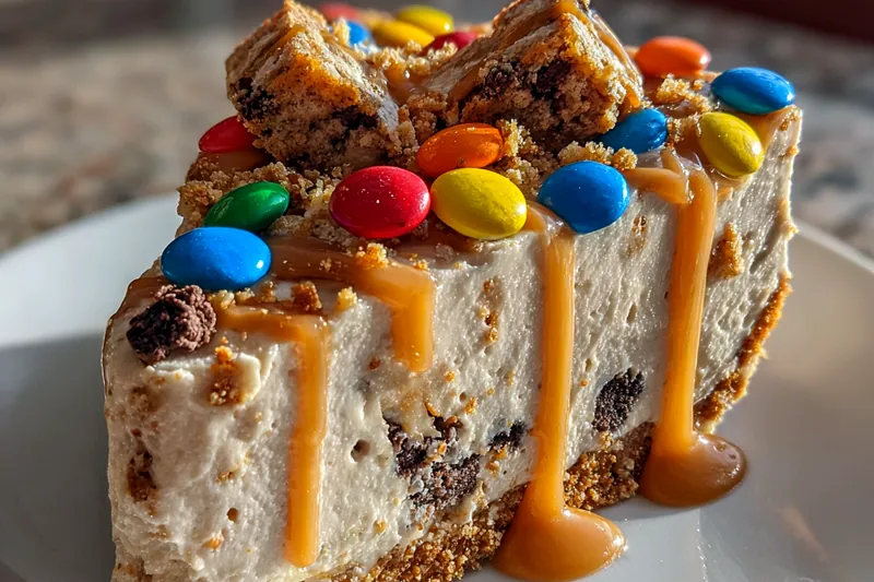 Fresh ingredients for Monster Cookie Cheesecake Delight