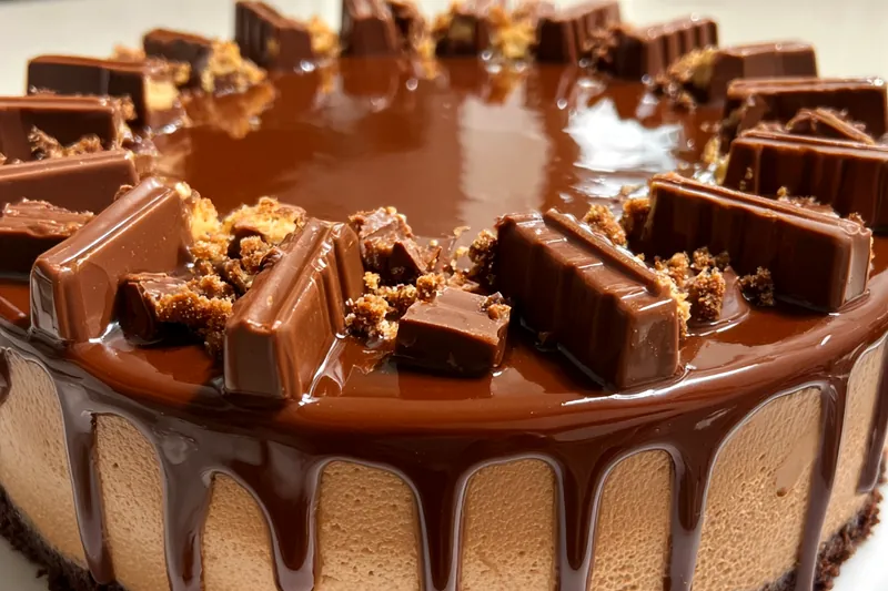 Fresh ingredients for No Bake Chocolate Cheesecake