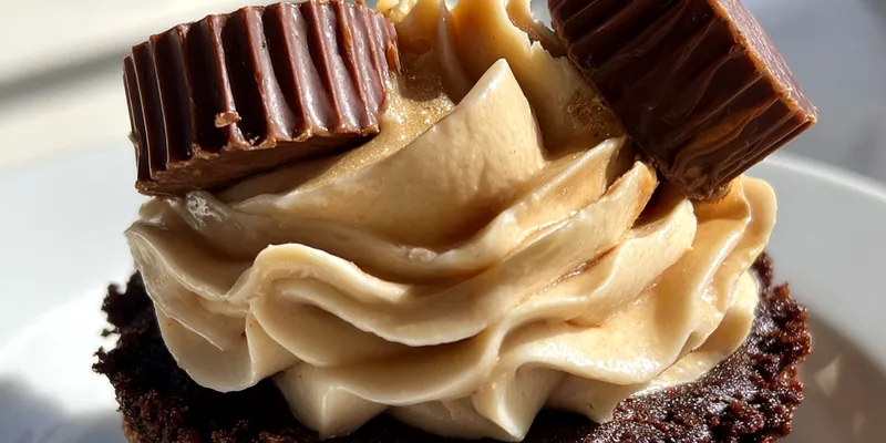 Peanut Butter Chocolate Cupcakes