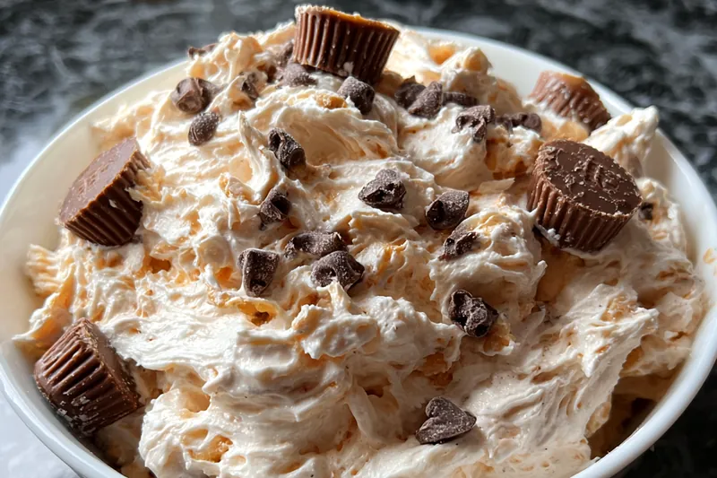 Cooking process for Peanut Butter Chocolate Delight