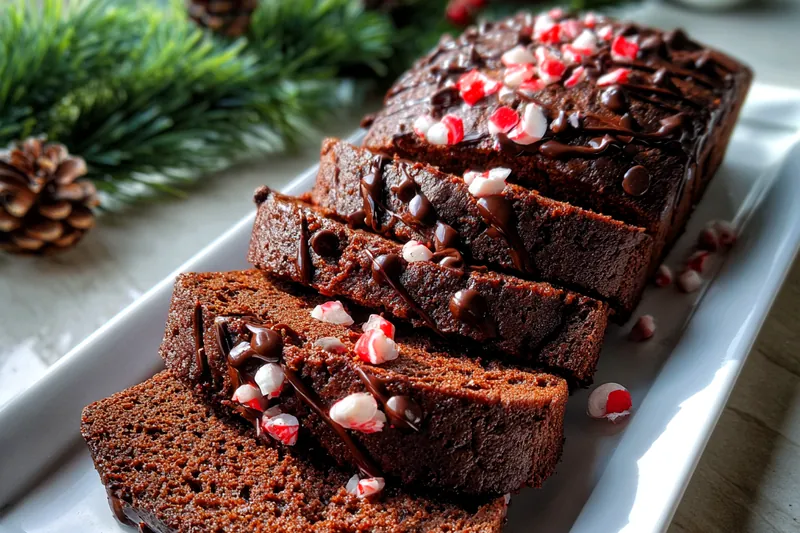 Cooking process for Peppermint Mocha Loaf